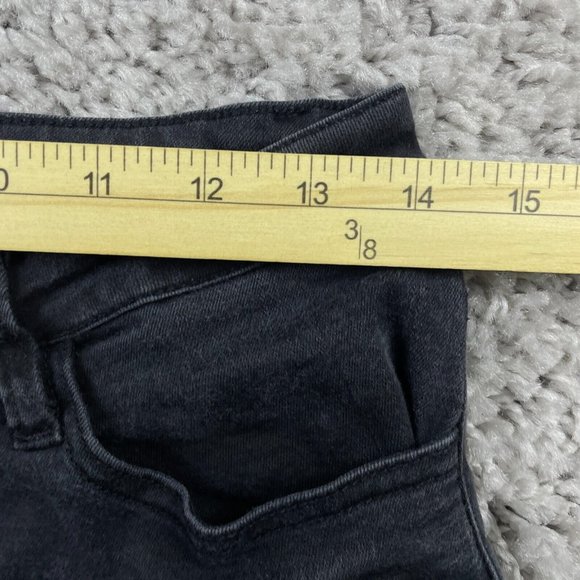 KanCan Jeans Women's Size 13 Black Mid-Rise Skinny Ankle Denim w/ Zipper Pockets - Picture 10 of 14